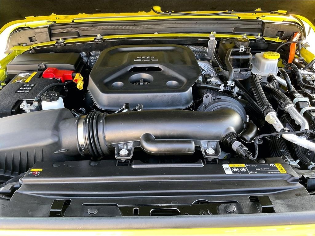 Used 2024 Yellow Jeep Sahara 4xe image 30