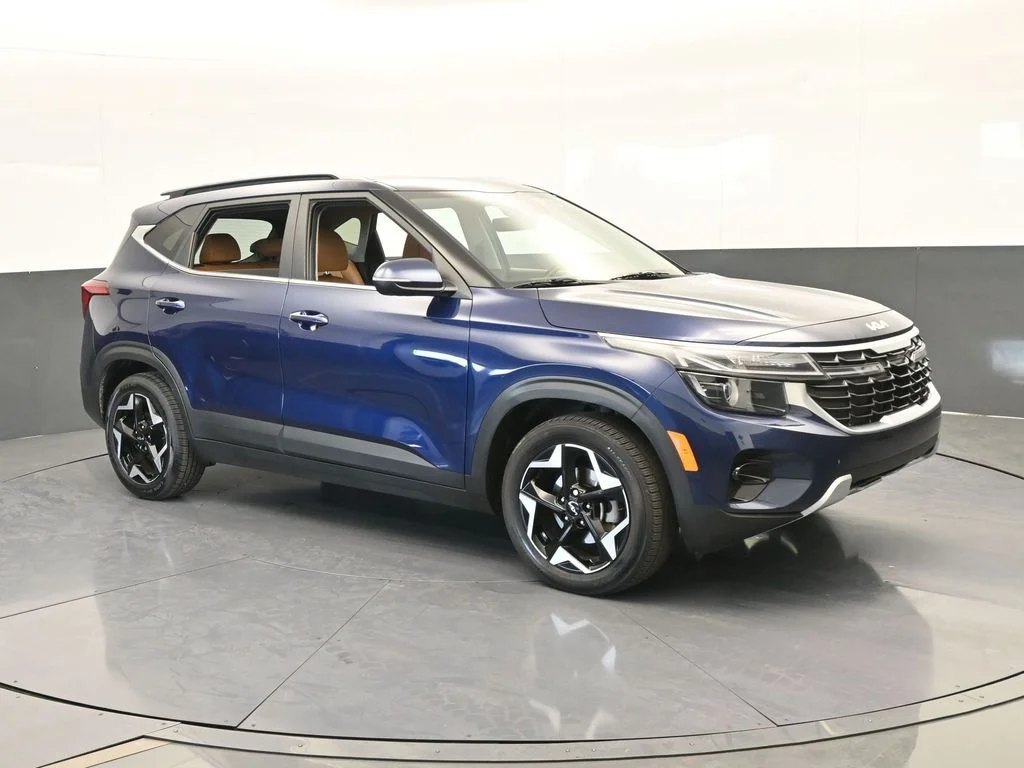 Used 2024 Dark Ocean Blue Kia EX image 7