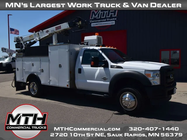 2014 Ford F-550SD Service Crane IMT 3820 7500lbs