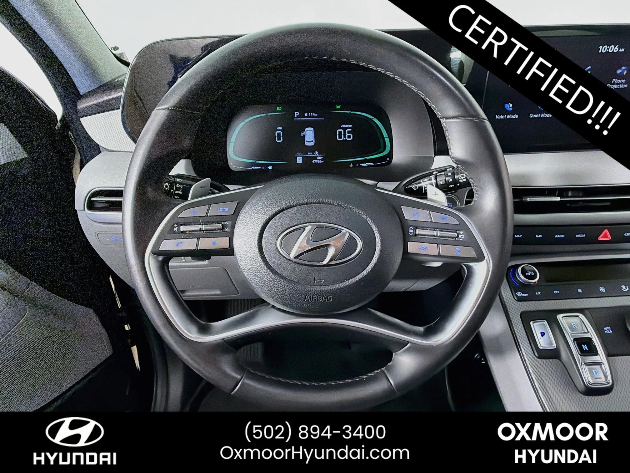 Used 2024 Abyss Black Pearl Hyundai SEL 7P image 11