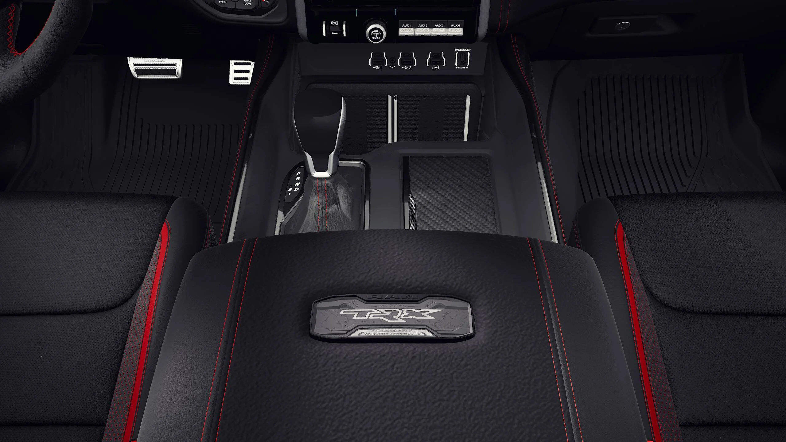 New 2027 Diamond Black Crystal Pearl-Coat Paint RAM TRX image 4