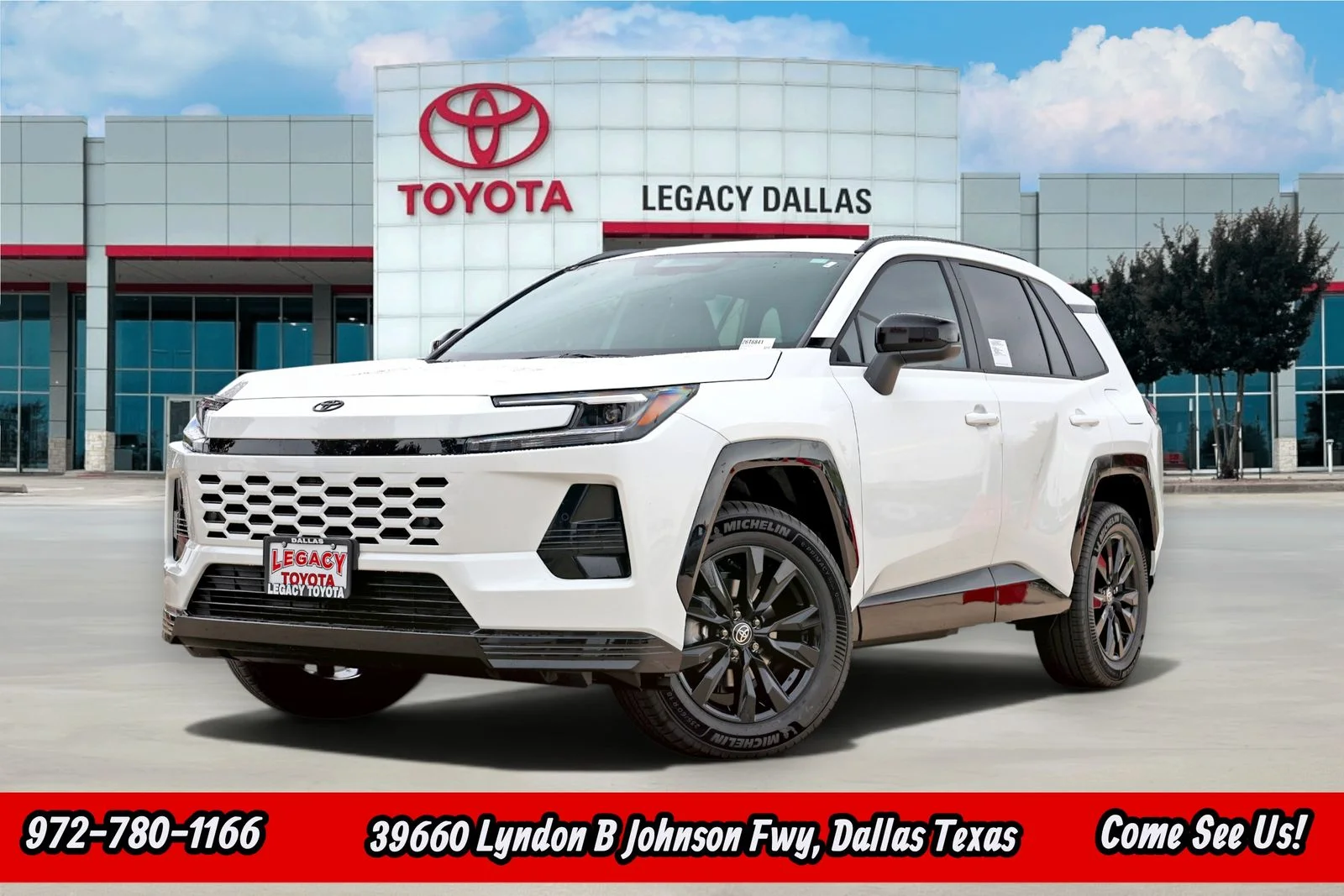 New 2026 White Toyota SE image 1