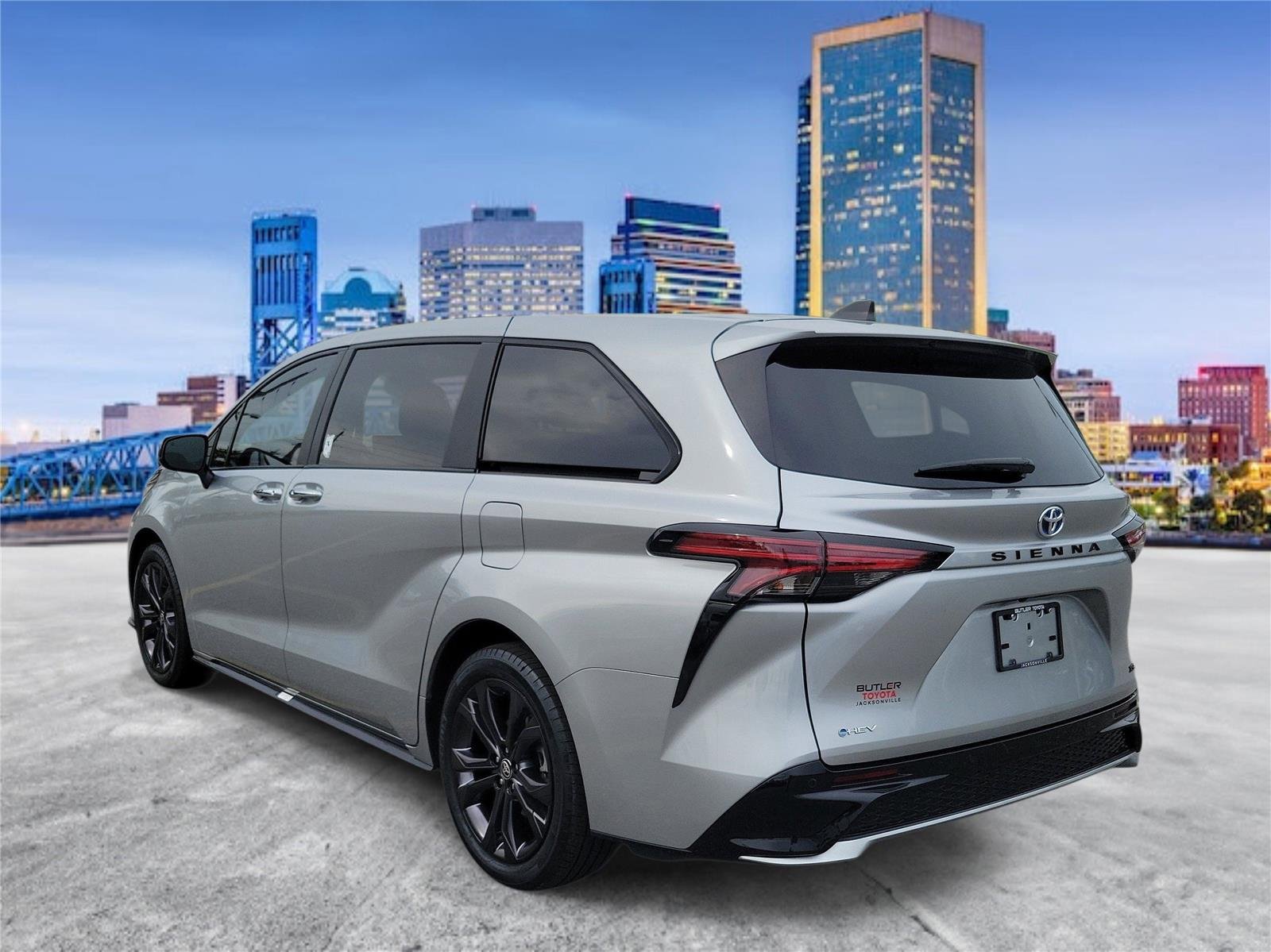 Used 2025 Celestial Silver Metallic Toyota XSE image 2
