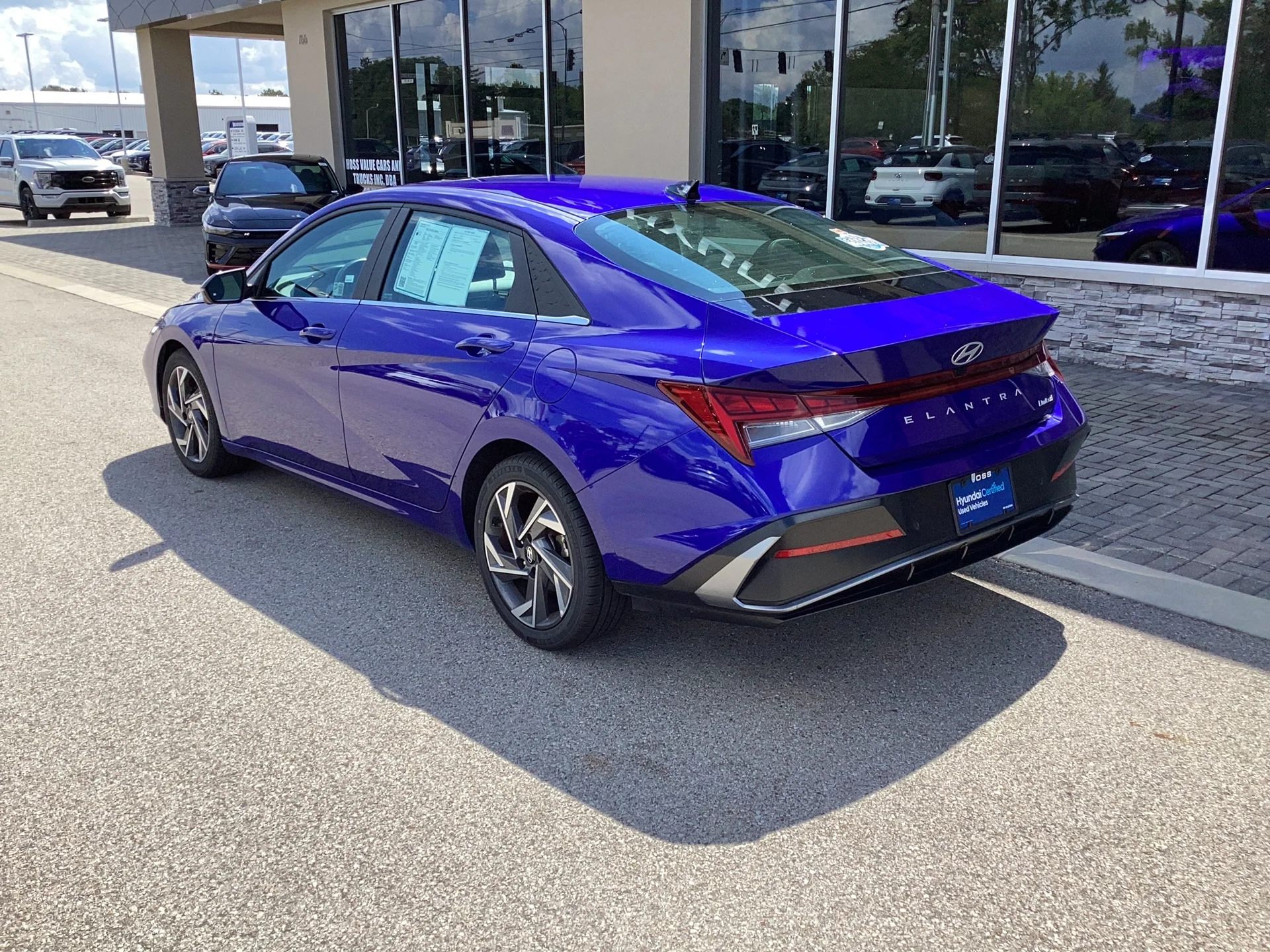 Certified Used 2024 Intense Blue Pearl Hyundai Limited image 6