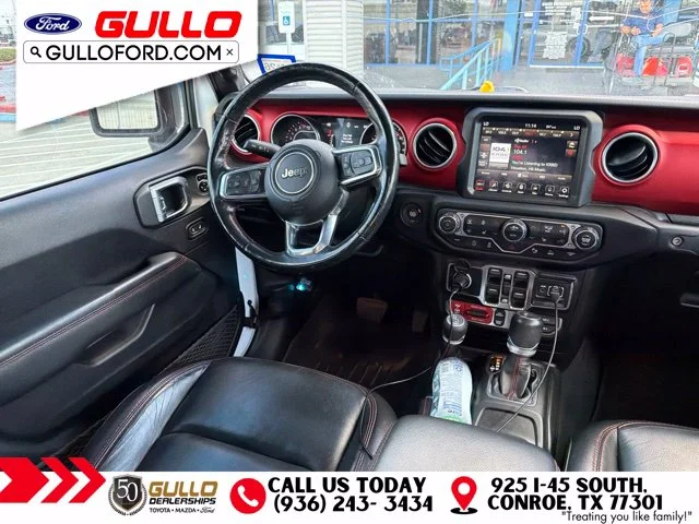 Used 2020 Bright White Clearcoat Jeep Rubicon image 7
