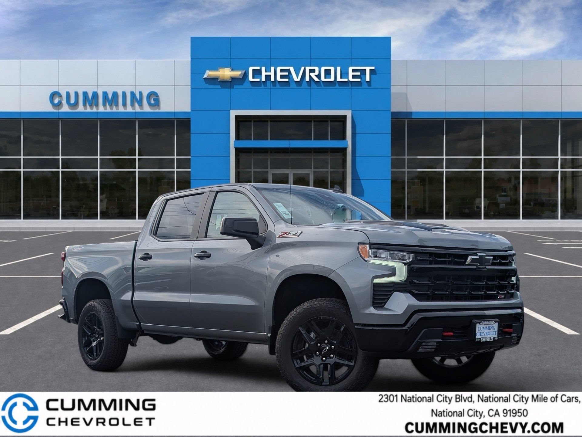 New 2026 Sterling Gray Metallic Chevrolet LT Trail Boss image 1