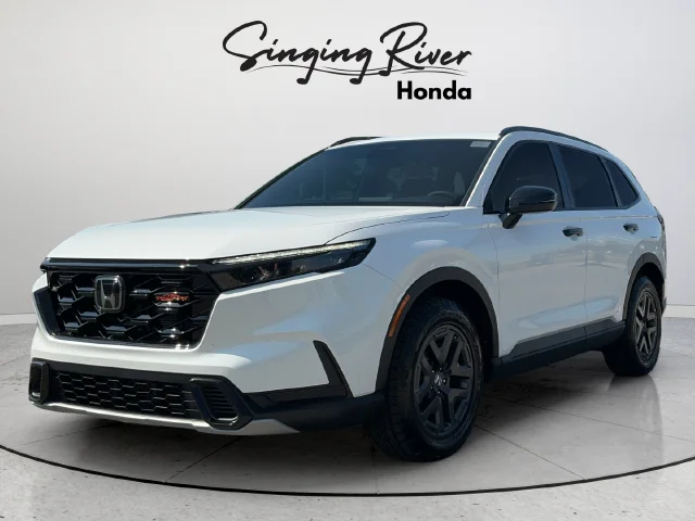 New 2027 Platinum White Pearl Honda TrailSport Hybrid AWD image 3
