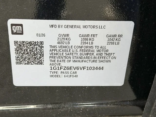 New 2027 Mosaic Black Metallic Chevrolet RS image 10