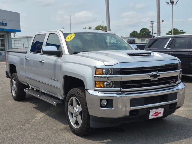 Used 2018 SILVER ICE METALLIC Chevrolet LTZ image 3