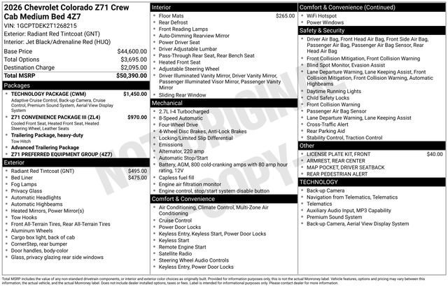 2026 Chevrolet Colorado Z71 - Photo 17