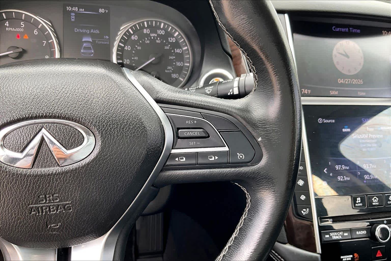 Used 2019 Pure White INFINITI 3.0t LUXE image 25