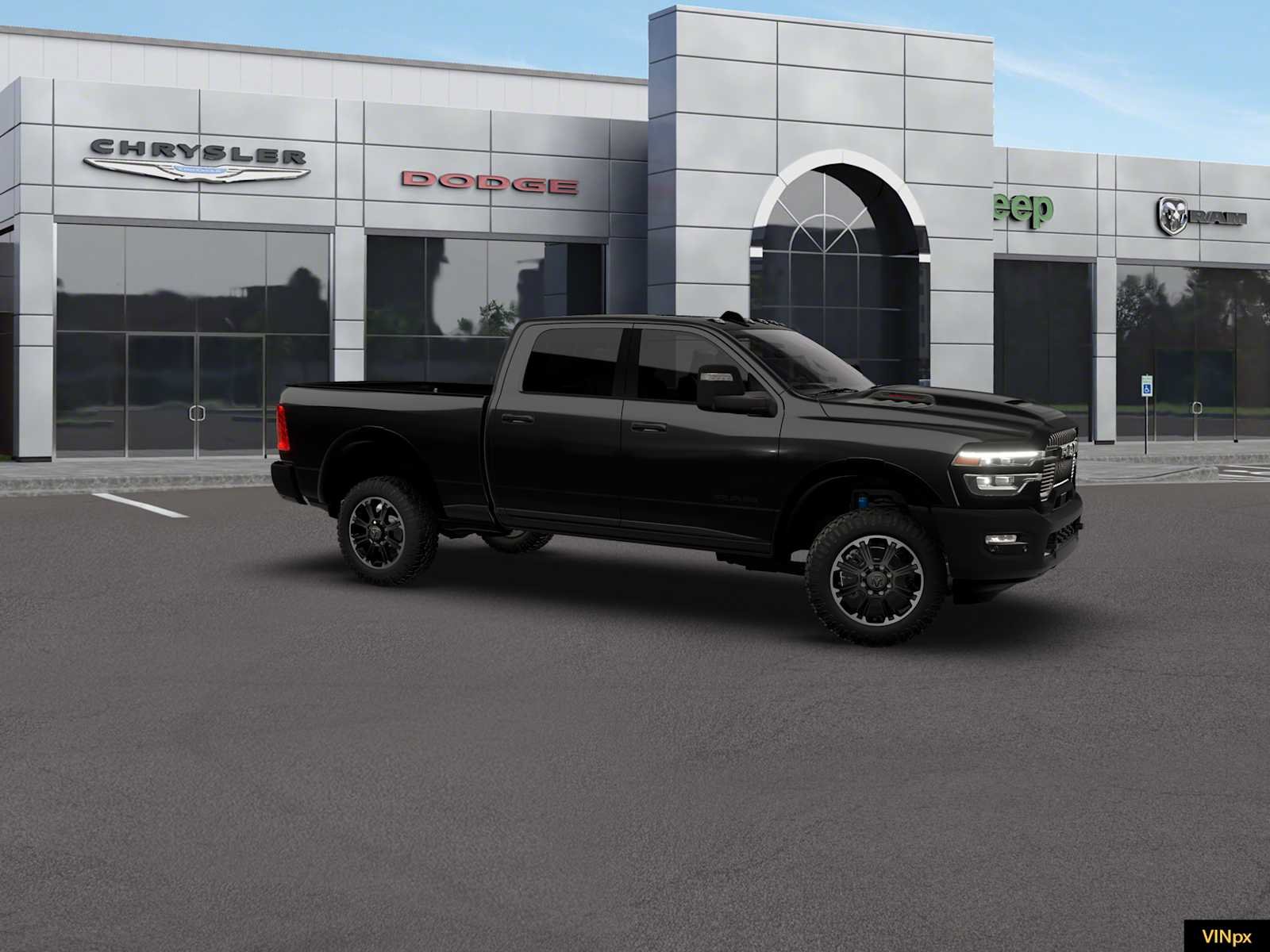 New 2026 Diamond Black Crystal Pearlcoat RAM Rebel image 10