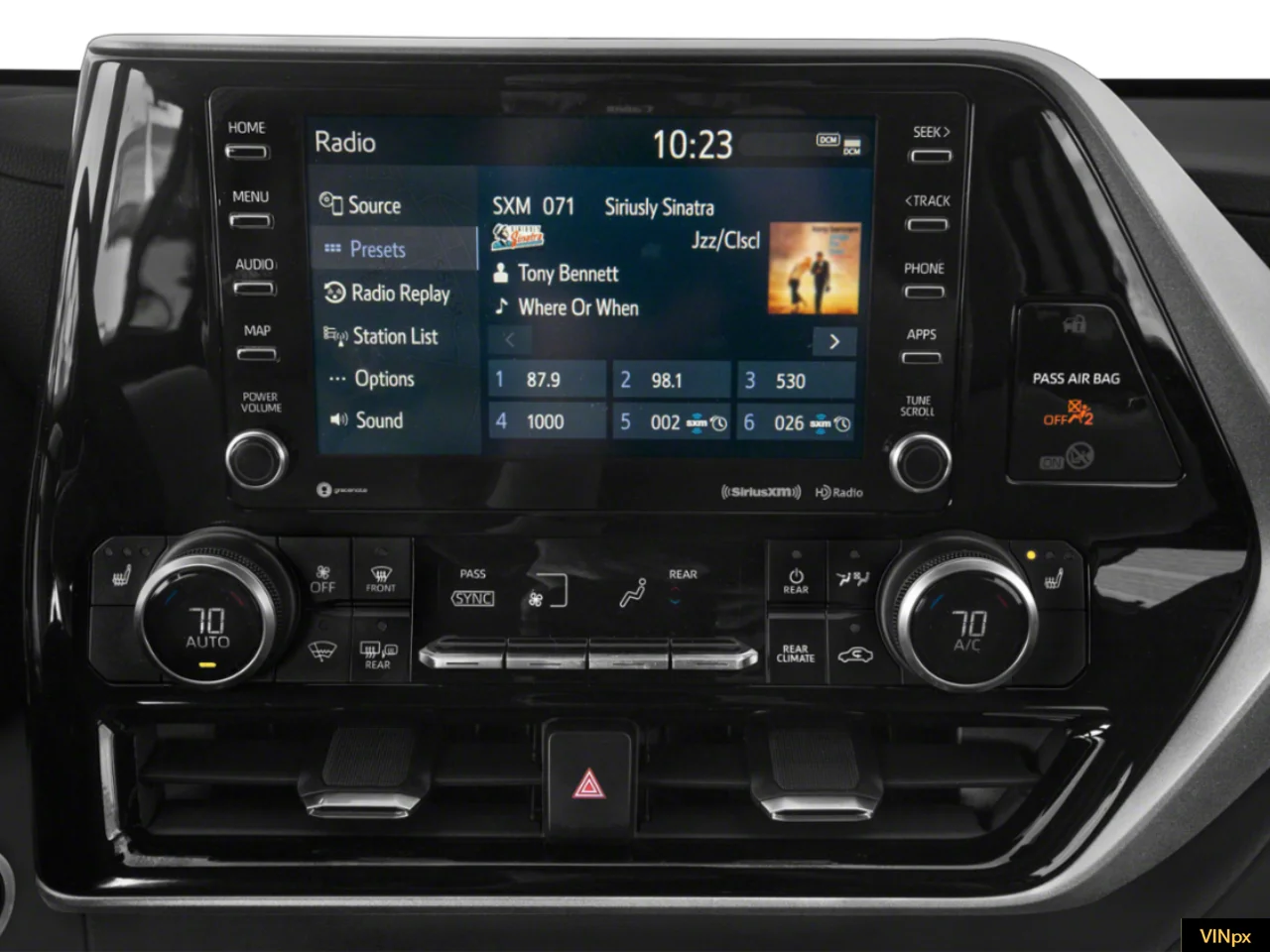 Used 2020 Midnight Black Metallic Toyota XLE image 8