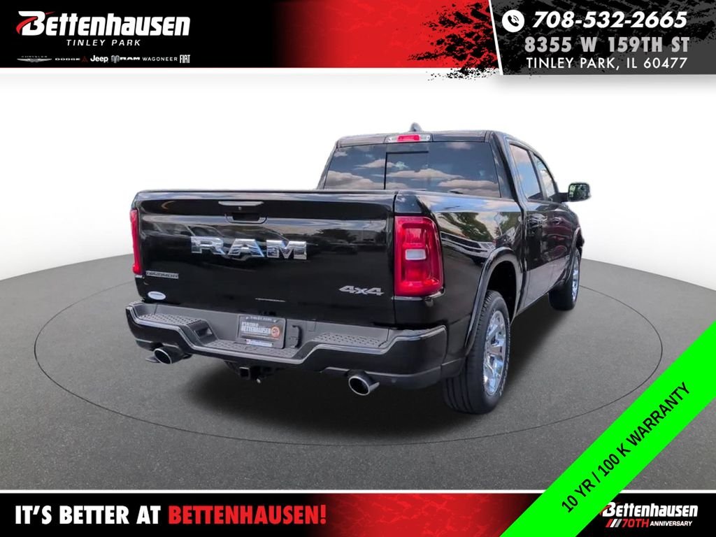 New 2026 Diamond Black Crystal Pearl-Coat Exterior Paint RAM Big Horn/Lone Star image 7