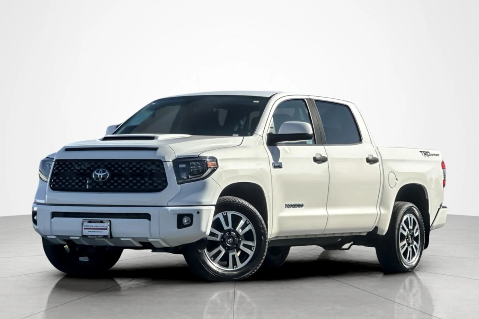 Certified Used 2021 Super White Toyota SR5 image 1