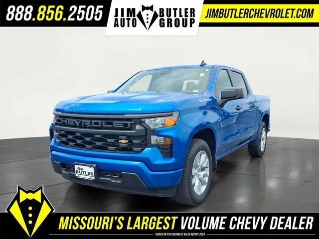Certified Used 2024 Blue Chevrolet Custom image 1