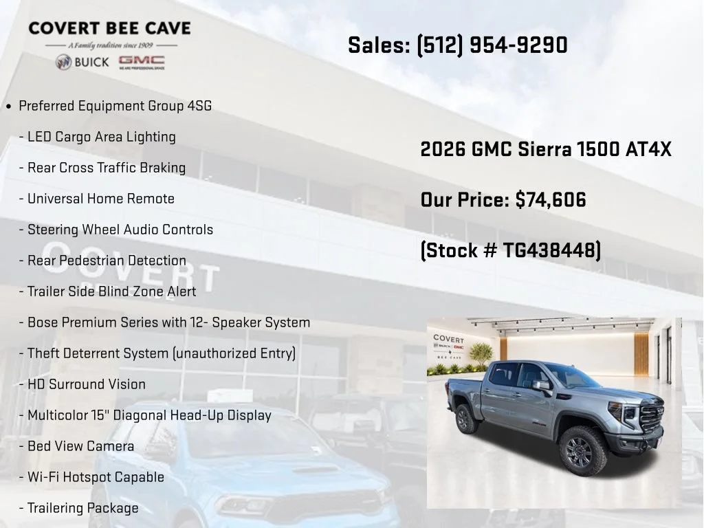 New 2026 GMC Sierra 1500 AT4X, photo 24