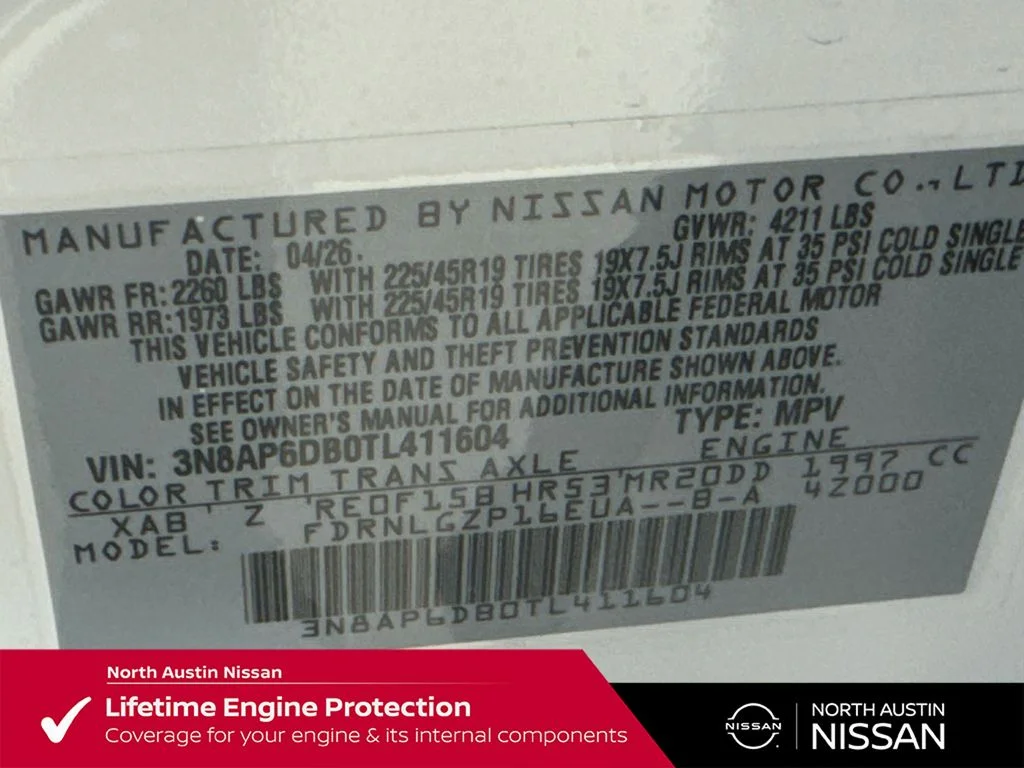 New 2026 White Nissan SR image 39