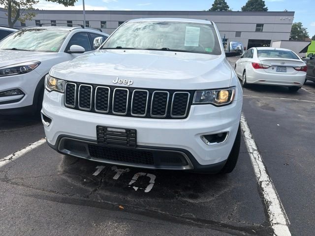 Used 2021 Bright White Clearcoat Jeep Limited image 3