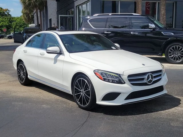 Used 2021 White Mercedes-Benz C 300 image 3