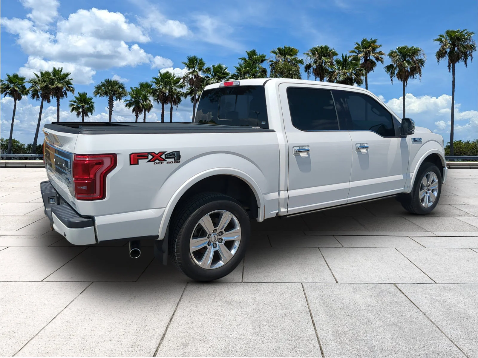 Used 2015 White Platinum Metallic Tri-Coat Ford Platinum image 8