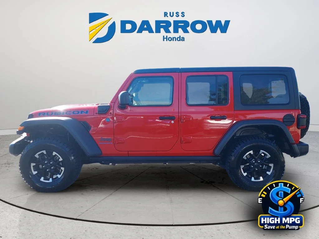Used 2024 Red Jeep Rubicon 4xe image 2