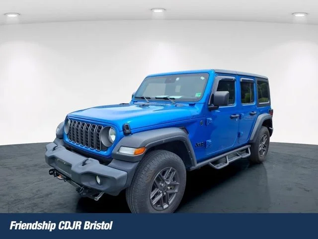 Used 2024 Blue Jeep Sport S image 1