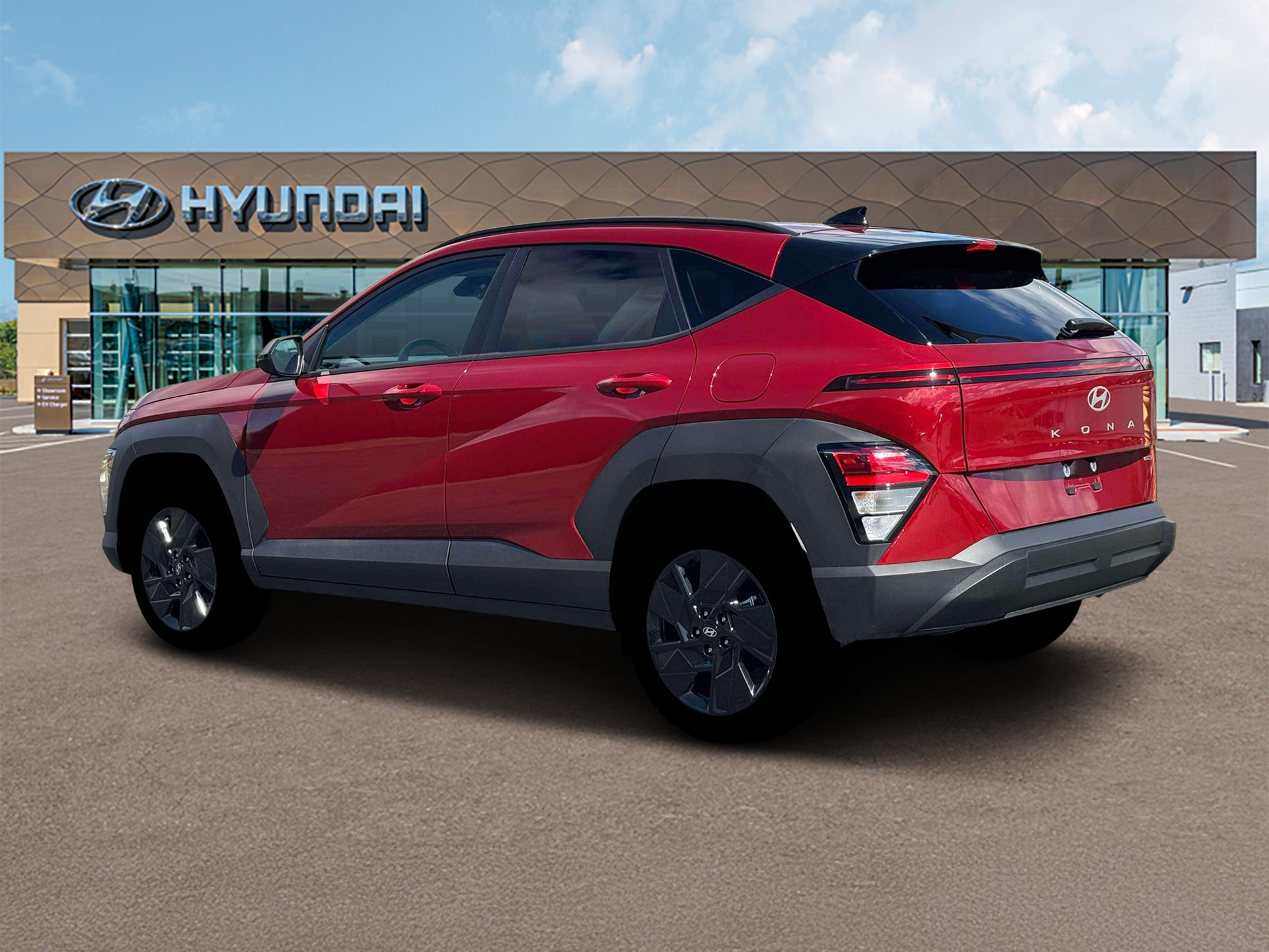 New 2026 Ultimate Red Metallic Hyundai SEL Sport AWD image 2