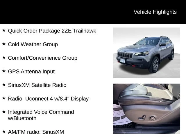 Used 2020 Silver Jeep Trailhawk 4x4 image 8