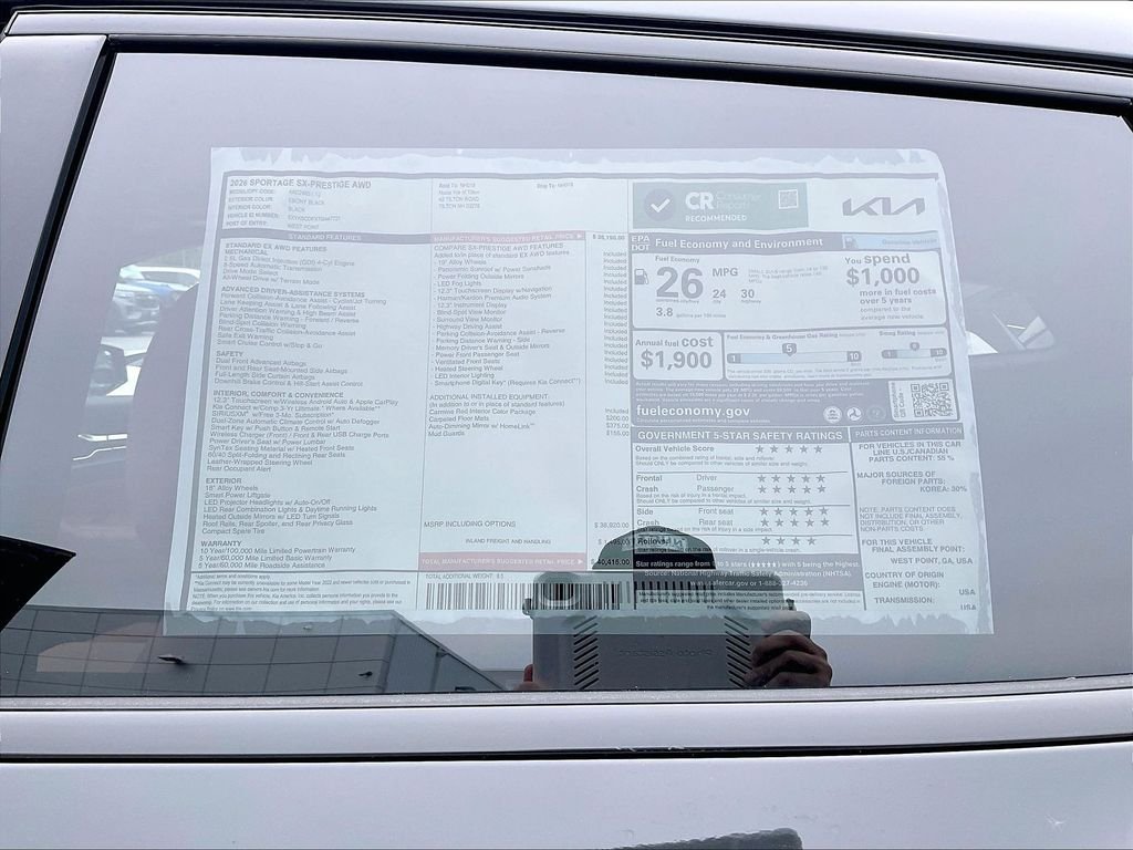 New 2026 Ebony Black Kia SX Prestige image 16