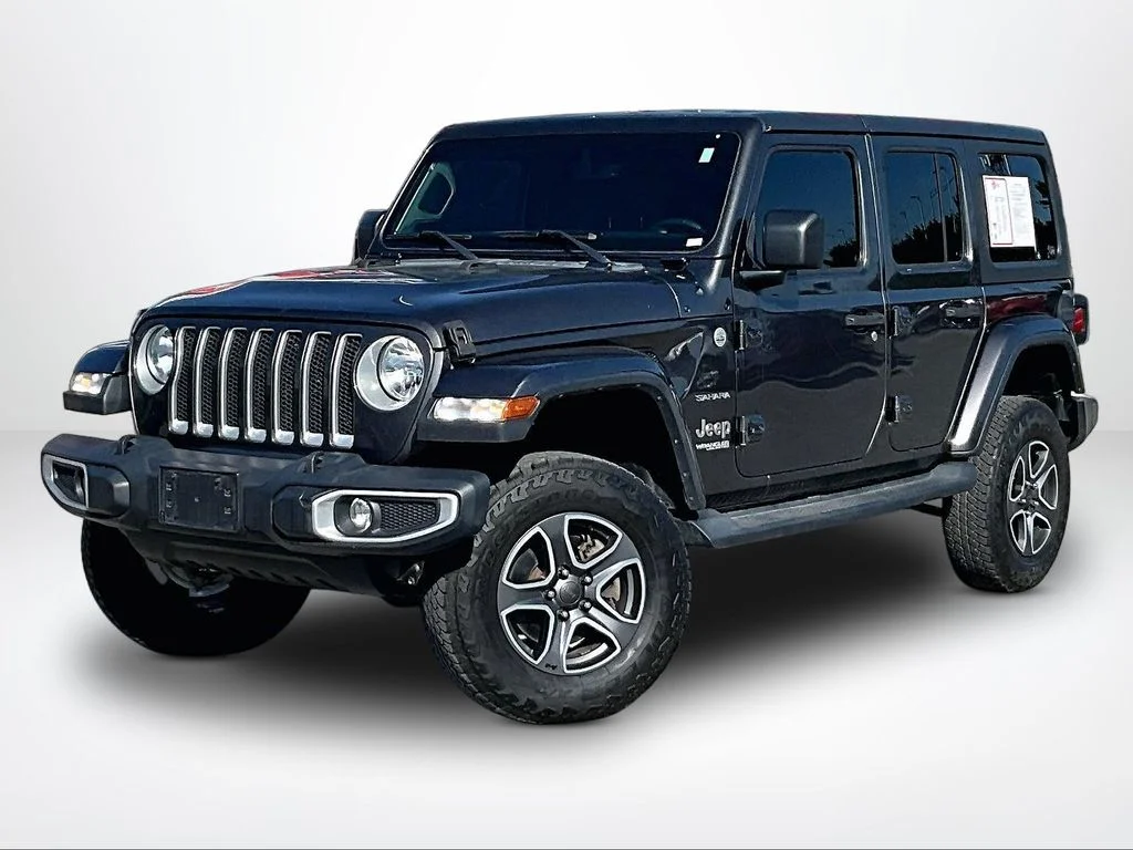Used 2019 Gray Jeep Unlimited Sahara image 2