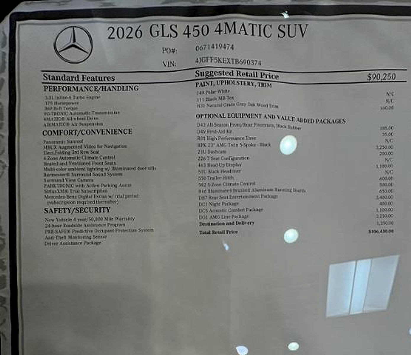 New 2026 Polar White Mercedes-Benz 4MATIC® image 2