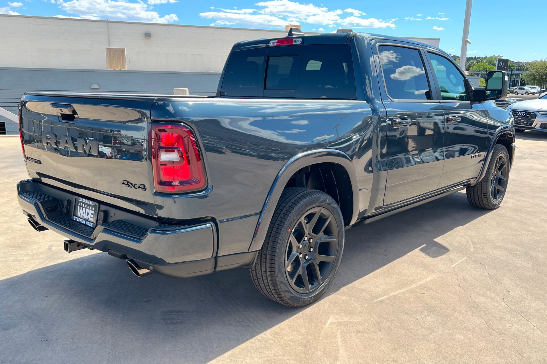 New 2026 Forged Blue Metallic Exterior Paint RAM Laramie image 6