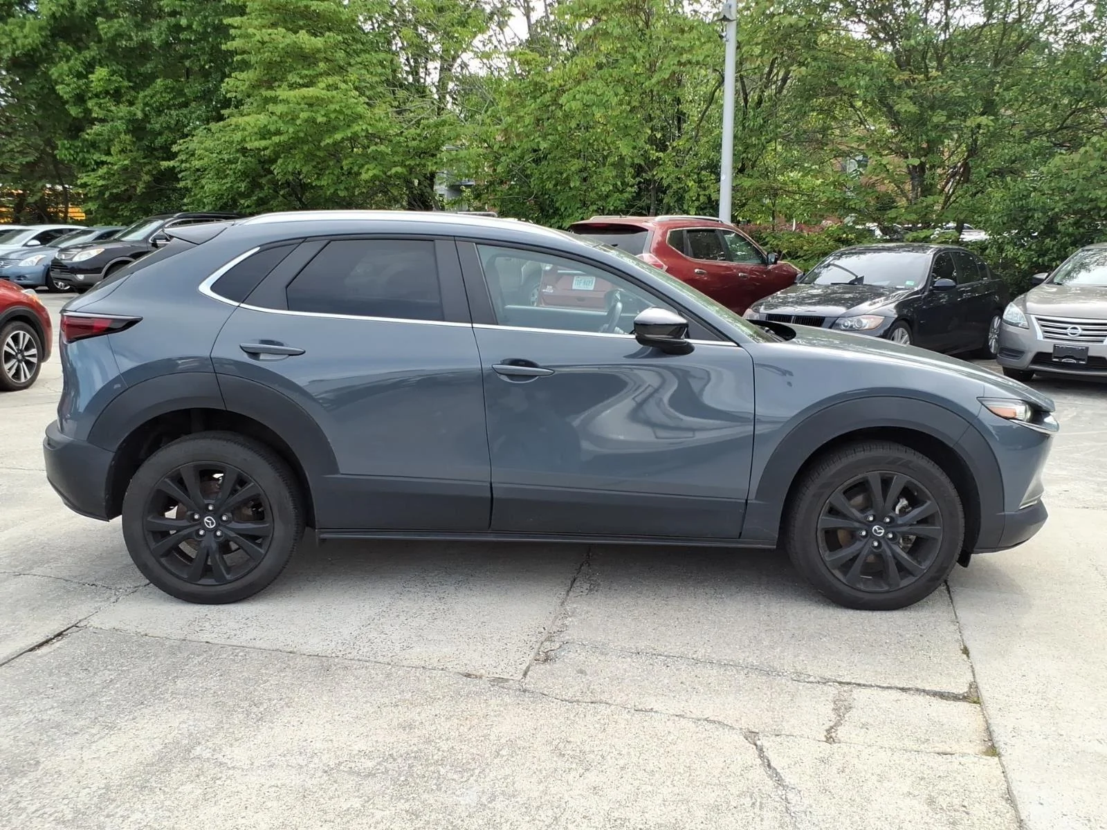Used 2023 Polymetal Gray Metallic Mazda 2.5 S Carbon Edition image 6
