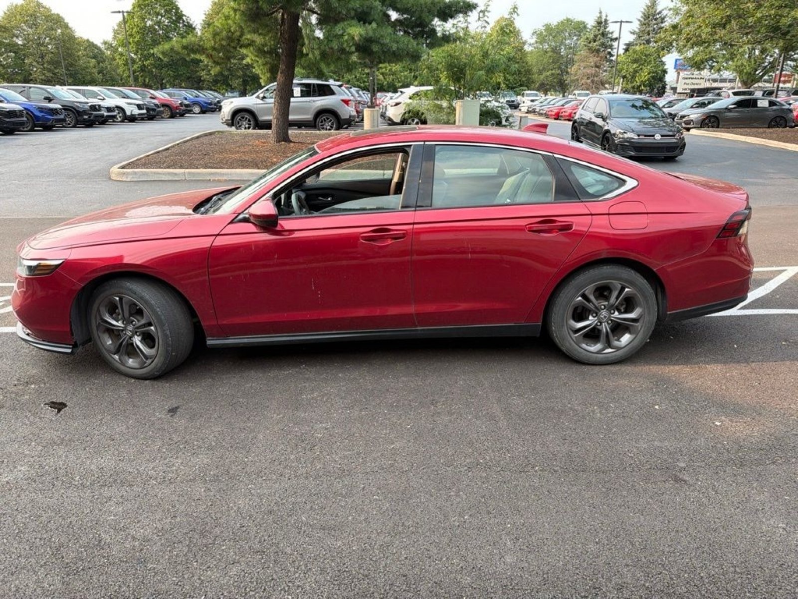 Certified Used 2023 Radiant Red Metallic Honda EX image 12