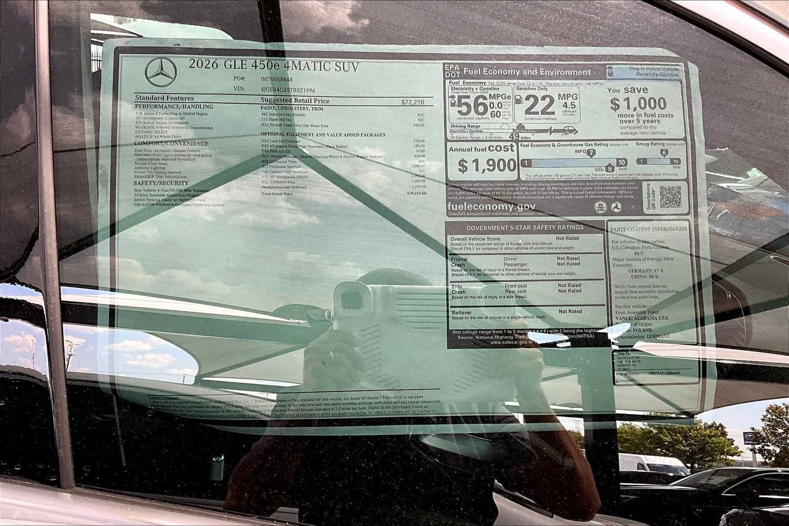 New 2026 Selenite Grey Metallic Mercedes-Benz GLE 450 image 22