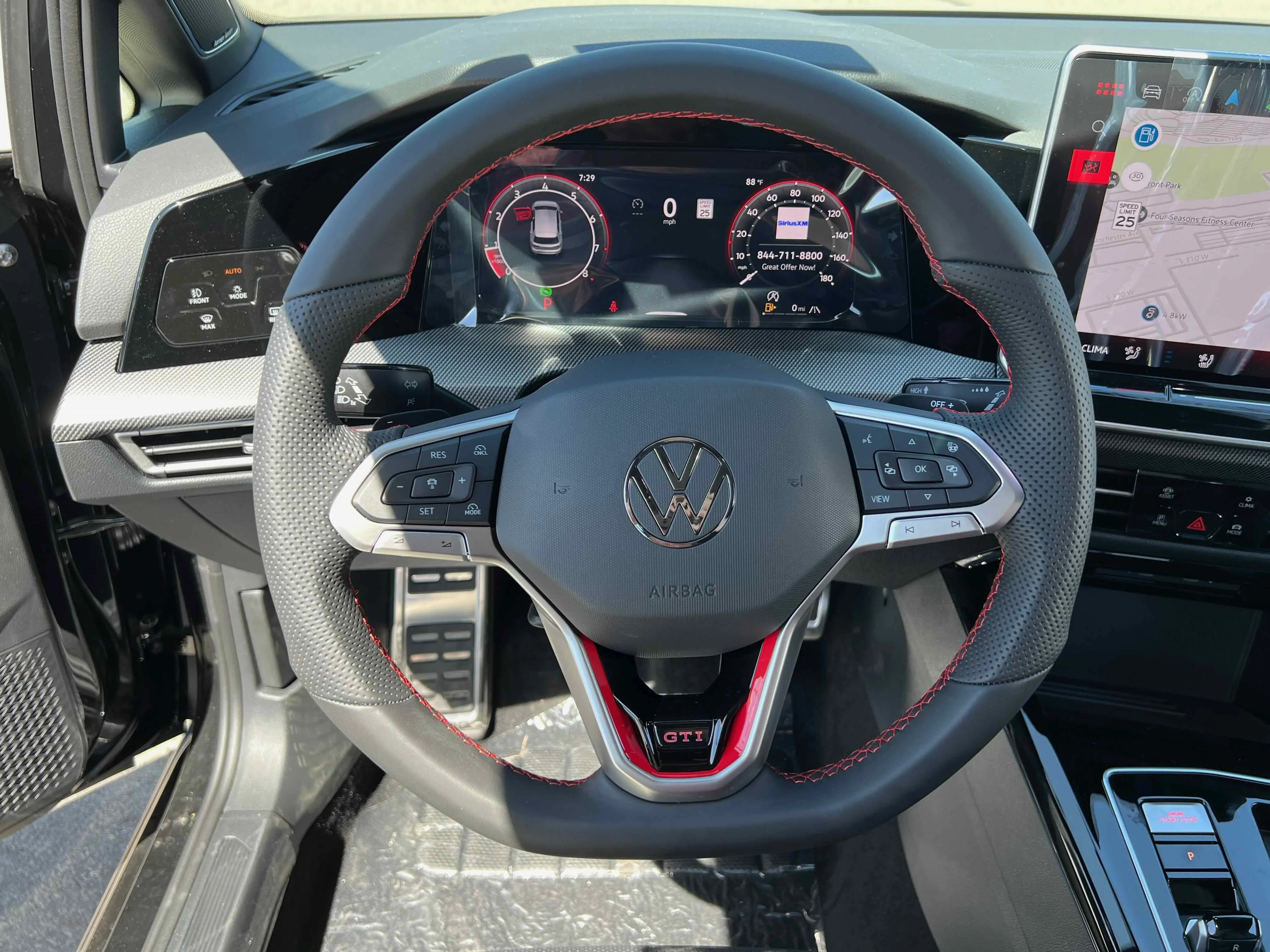 New 2025 Black Volkswagen SE image 32