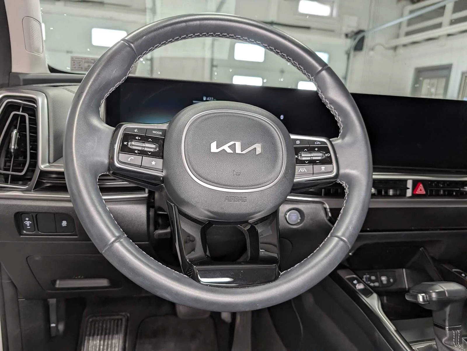 Used 2025 Glacial White Pearl Kia S image 42