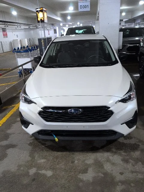 Used 2024 Crystal White Pearl Subaru Base image 2