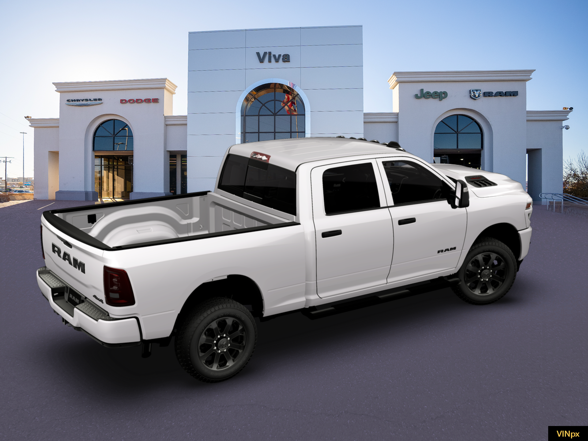 New 2026 Bright White Clear-Coat Exterior Paint RAM  image 20