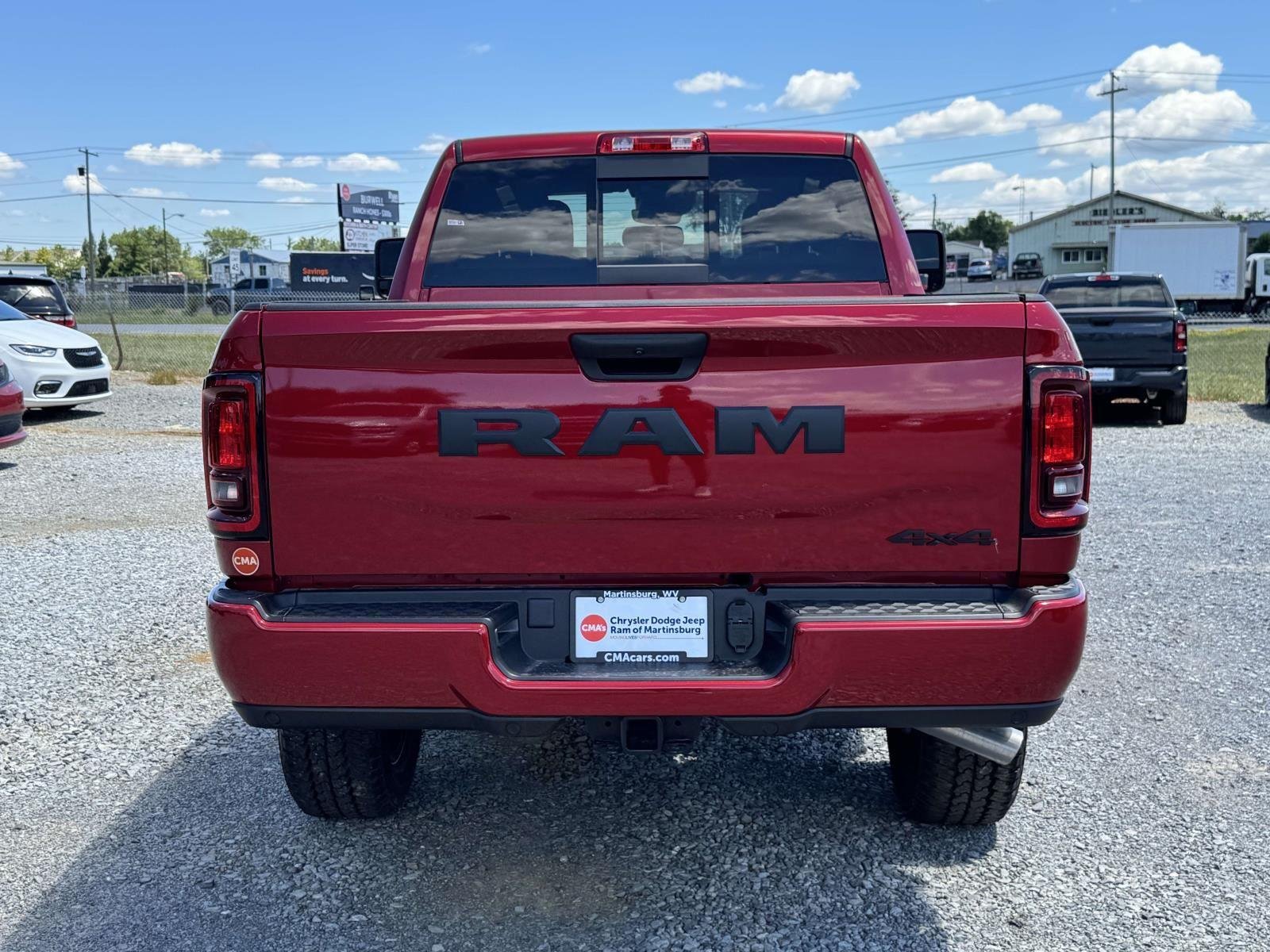 New 2026 Molten Red Pearl-Coat Exterior Paint RAM Black Express image 23
