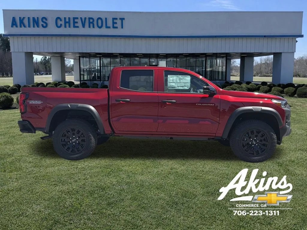 New 2026 Radiant Red Tintcoat Chevrolet Trail Boss image 4