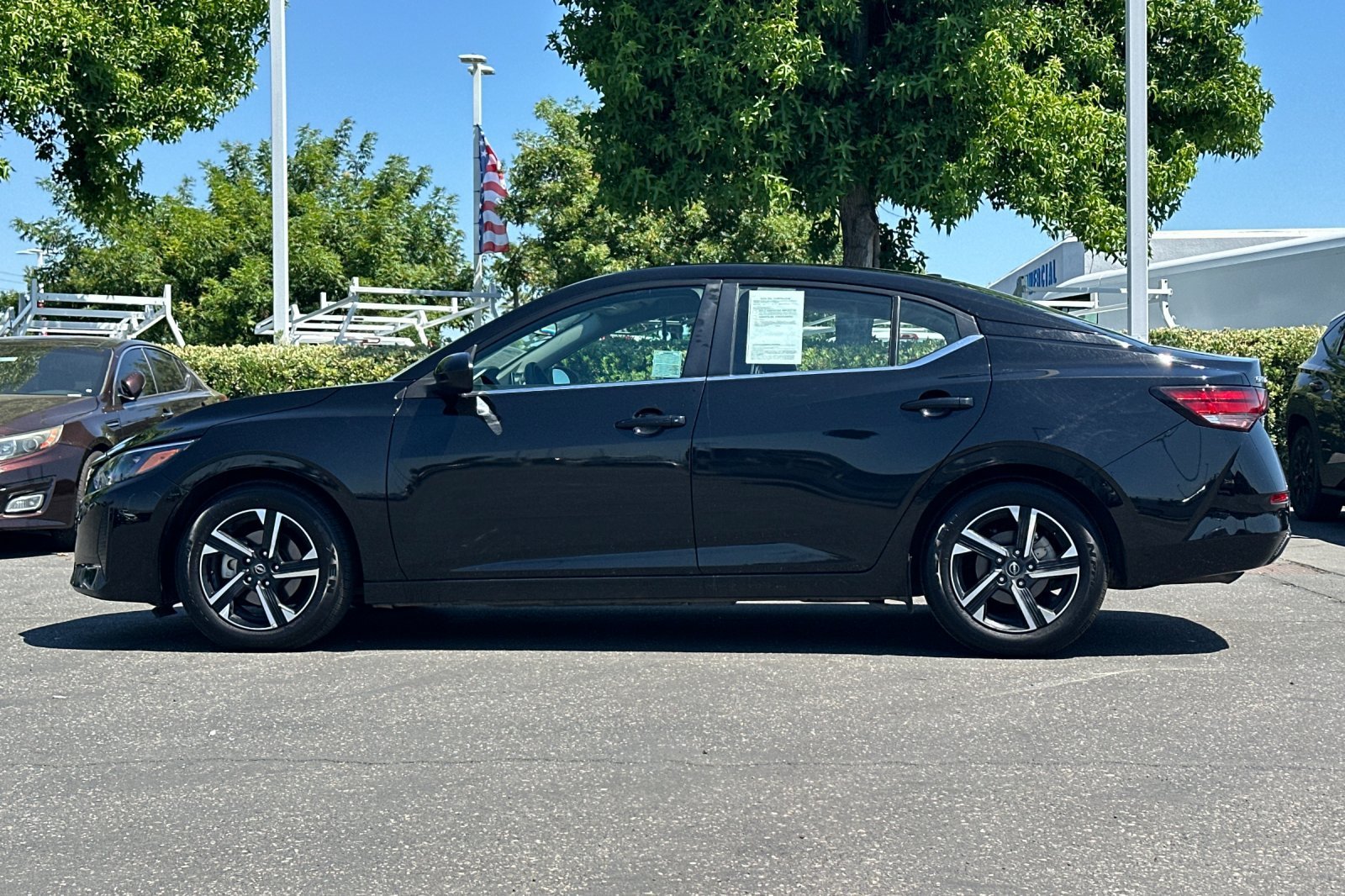 Used 2024 Super Black Nissan SV image 7