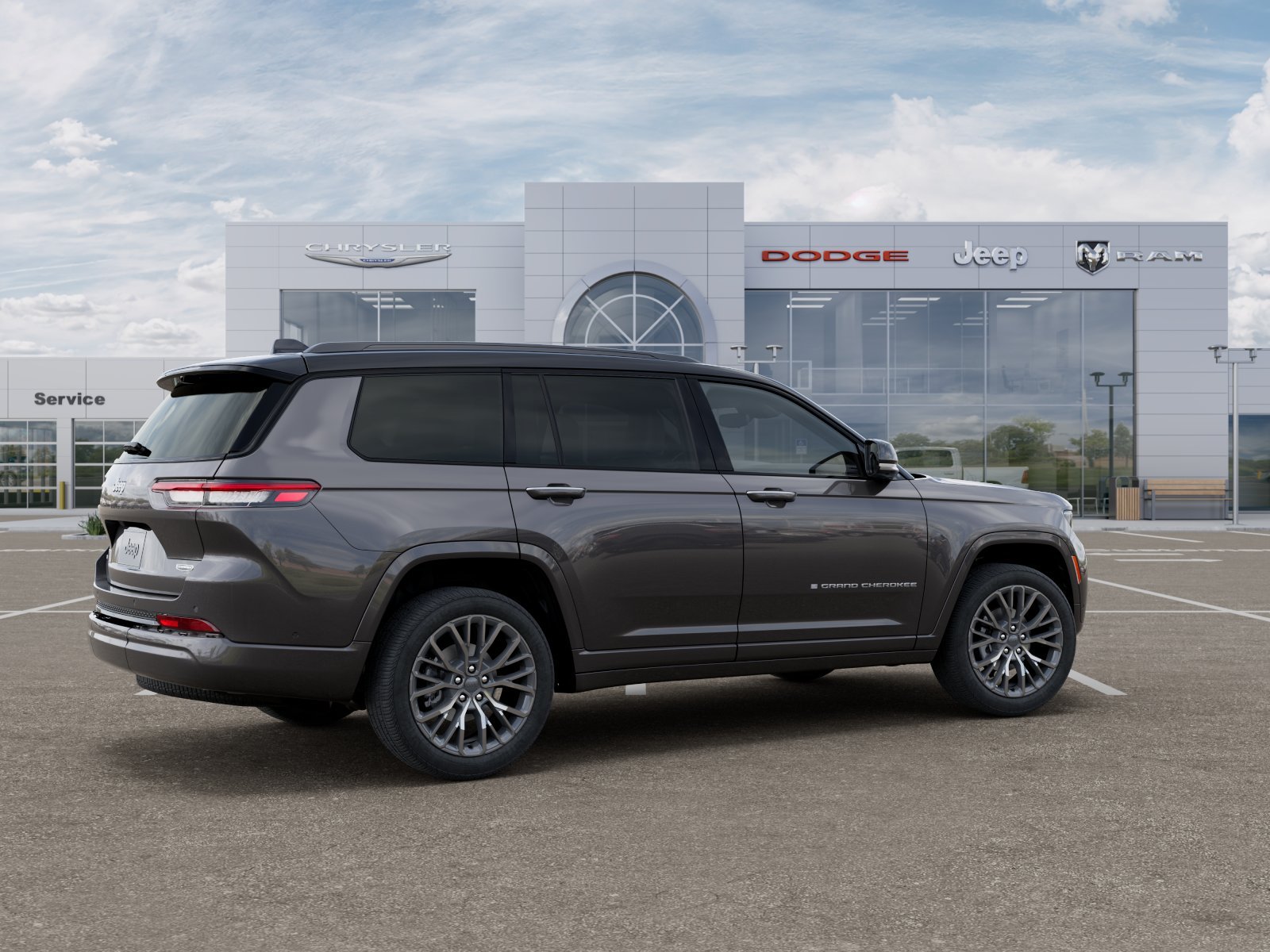 New 2026 Baltic Gray Metallic Clear-Coat Exterior Paint Jeep Summit image 22