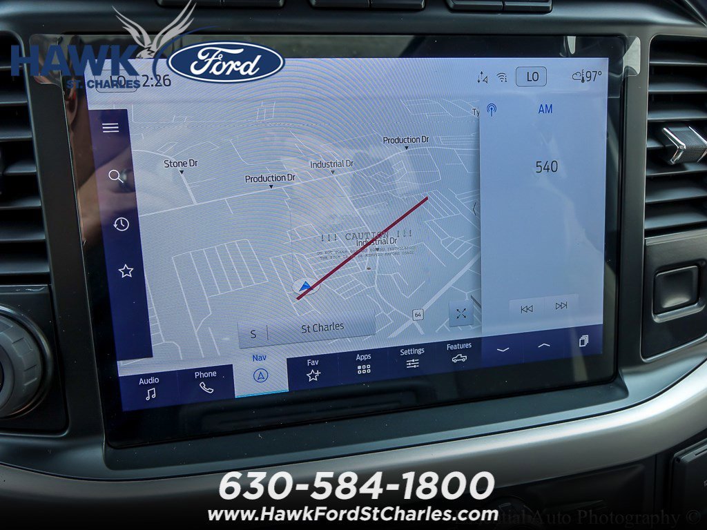New 2023 Agate Black Metallic Ford XLT image 14
