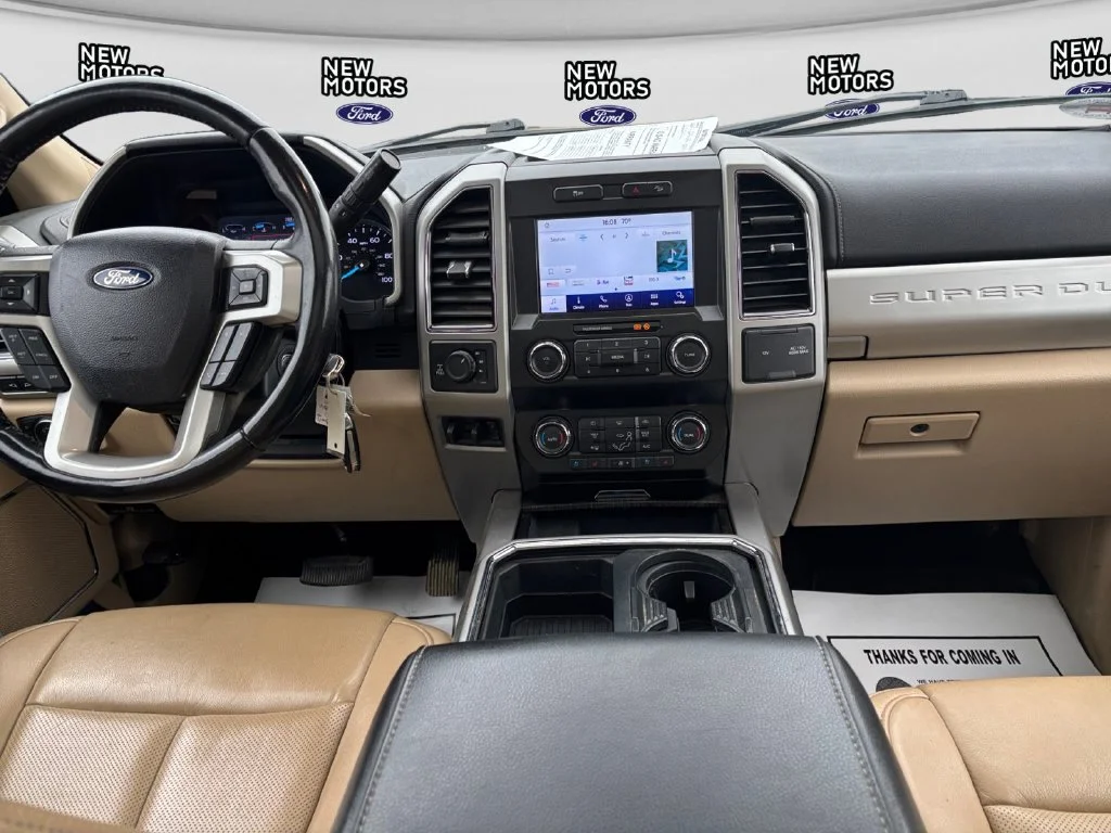 Used 2021 White Metallic Ford Lariat image 11