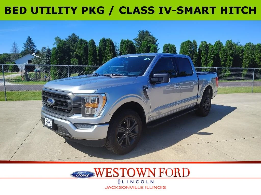 Used 2023 Iconic Silver Metallic Ford XLT image 1