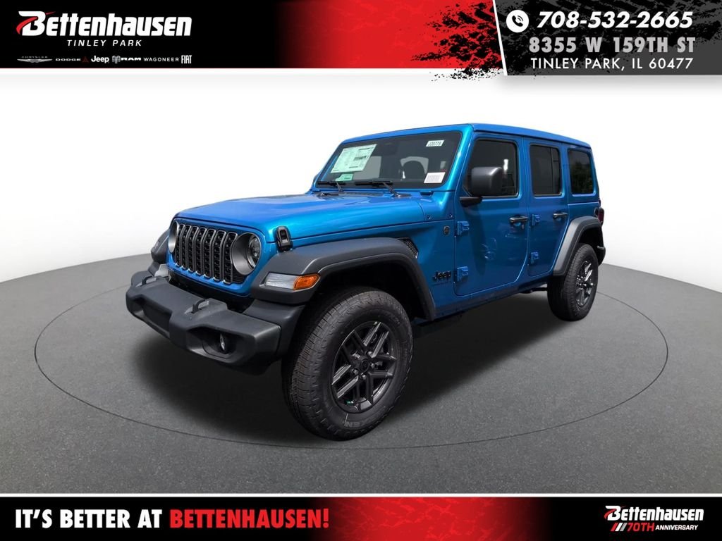 New 2026 Hydro Blue Pearl-Coat Exterior Paint Jeep Sport S image 1