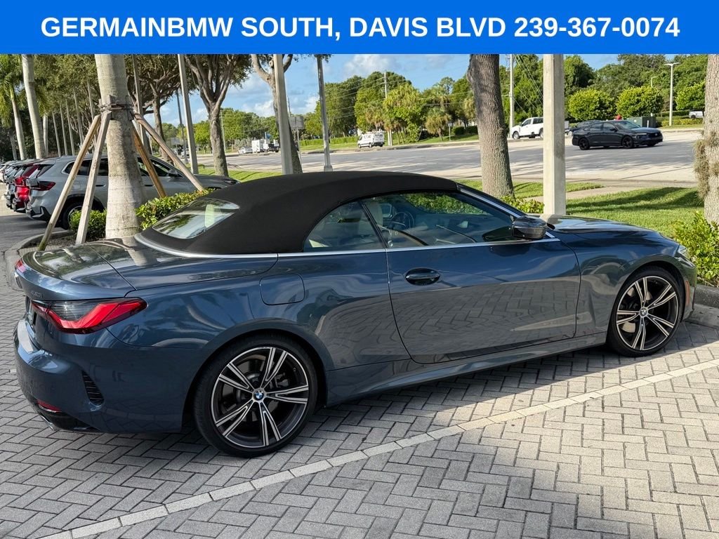 Certified Used 2024 Blue Metallic BMW 430i image 4