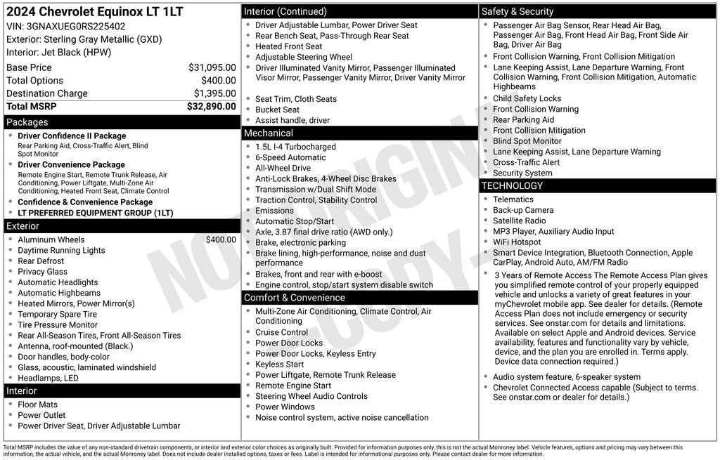 Used 2024 Gray Chevrolet LT image 30
